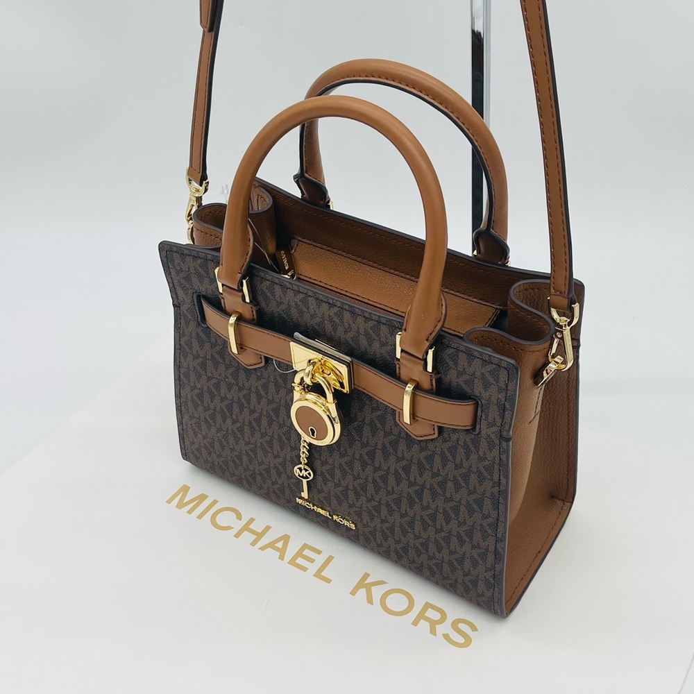 Michael Kors Hamilton Small Satchel Crossbody Bag - Picture 5 of 12